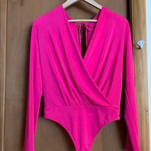 Pink bodysuit express